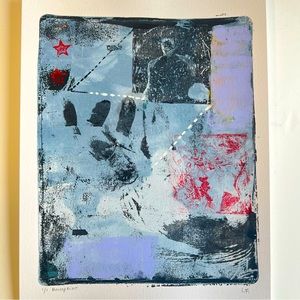 #297 med 9x12 Monoprint